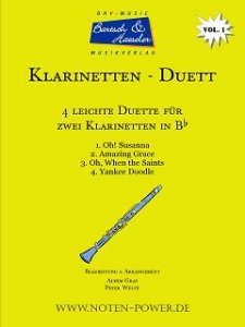 4 leichte Duette für Klarinette in Bb, Vol. 1