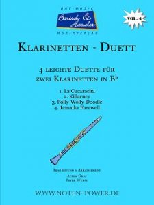 4 leichte Duette für Klarinette in Bb, Vol. 4