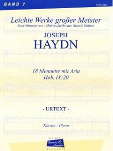 Haydn, 18 Menuette mit Aria, Hob. IX:20