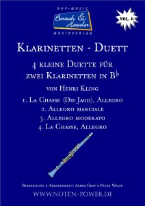 4 kleine Duette für Klarinette in Bb, Vol. 6