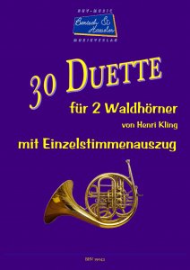 30 Duette für zwei Hörner in F