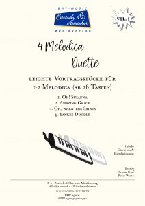 4 leichte Duette für 1-2 Melodica, Vol. 1
