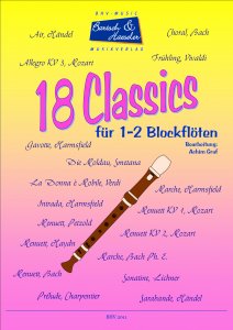 18 Classics f. Recorder Duets