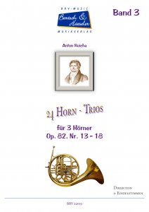 24 Trios für Horn in F, Op. 82, Band 3