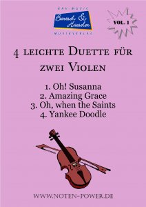 4 leichte Duette für zwei Violen, Vol. 1